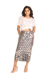 Reflective Chic Skirt