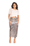 Reflective Chic Skirt