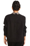 Diamond Accent Shirt Black