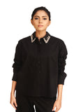 Edge Statement Top Black