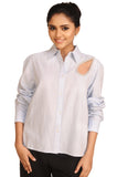 Cotton Luxe Teardrop Shirt