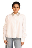 Diamond Accent Shirt White