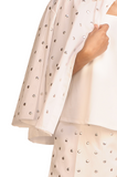 Studded Cotton Luxe Set- White